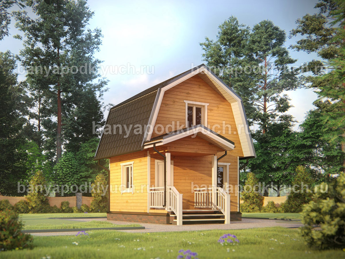 Баня из бруса 5x4 м Баня из бруса 5x4 м