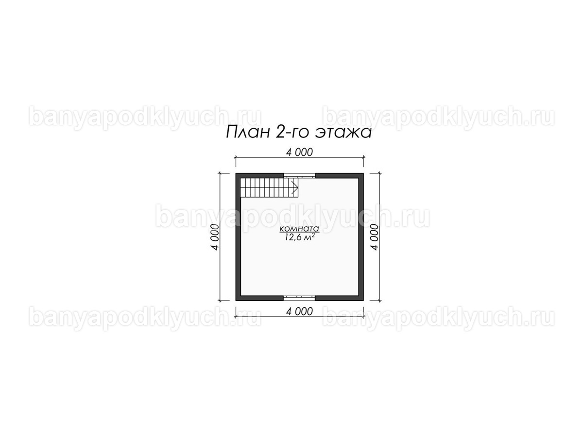 Баня из бруса 5x4 м Баня из бруса 5x4 м