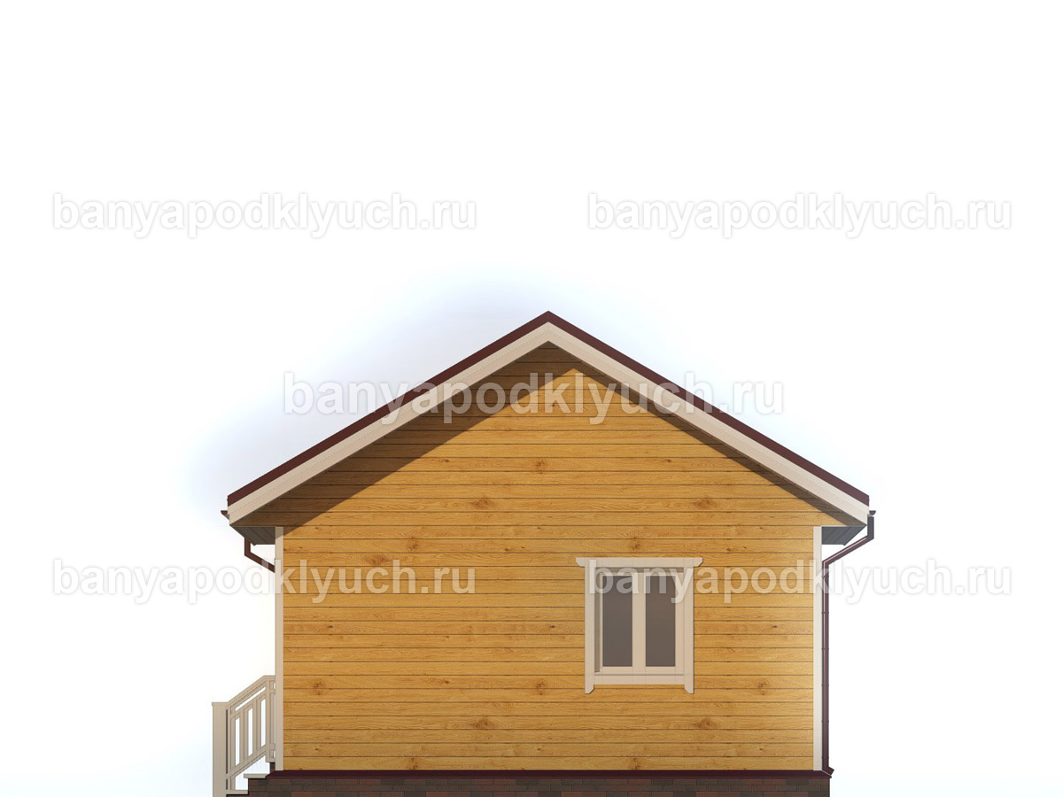 Баня из бруса 6x6 м Баня из бруса 6x6 м