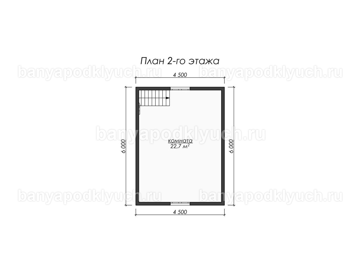 Баня из бруса 6x6 м Баня из бруса 6x6 м