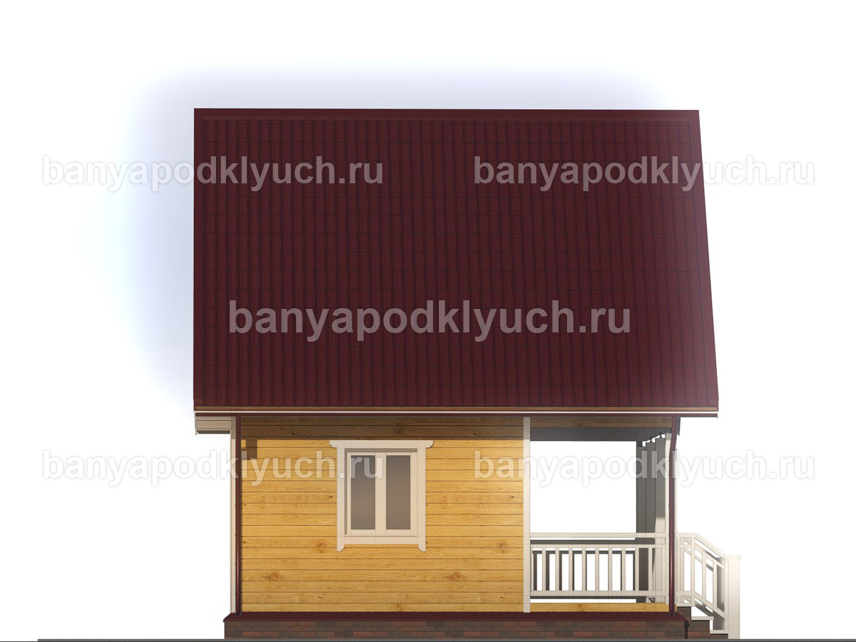 Баня из бруса 6x6 м Баня из бруса 6x6 м
