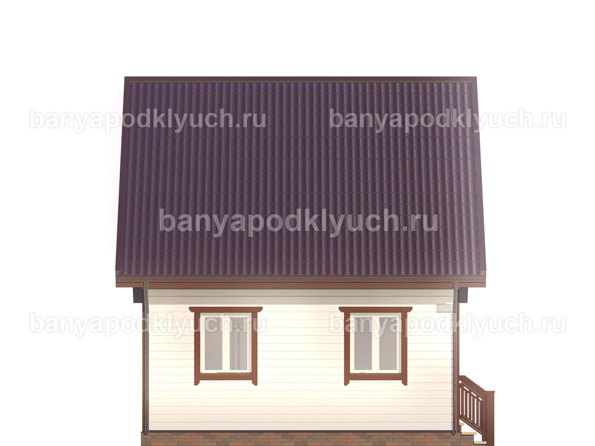 Каркасная баня 8x6 м Каркасная баня 8x6 м