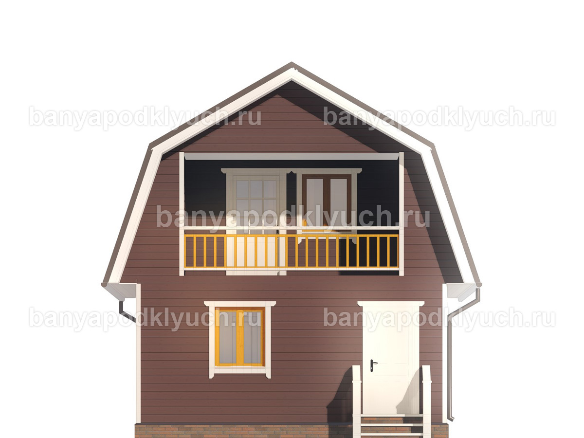 Каркасная баня 8x6 м Каркасная баня 8x6 м