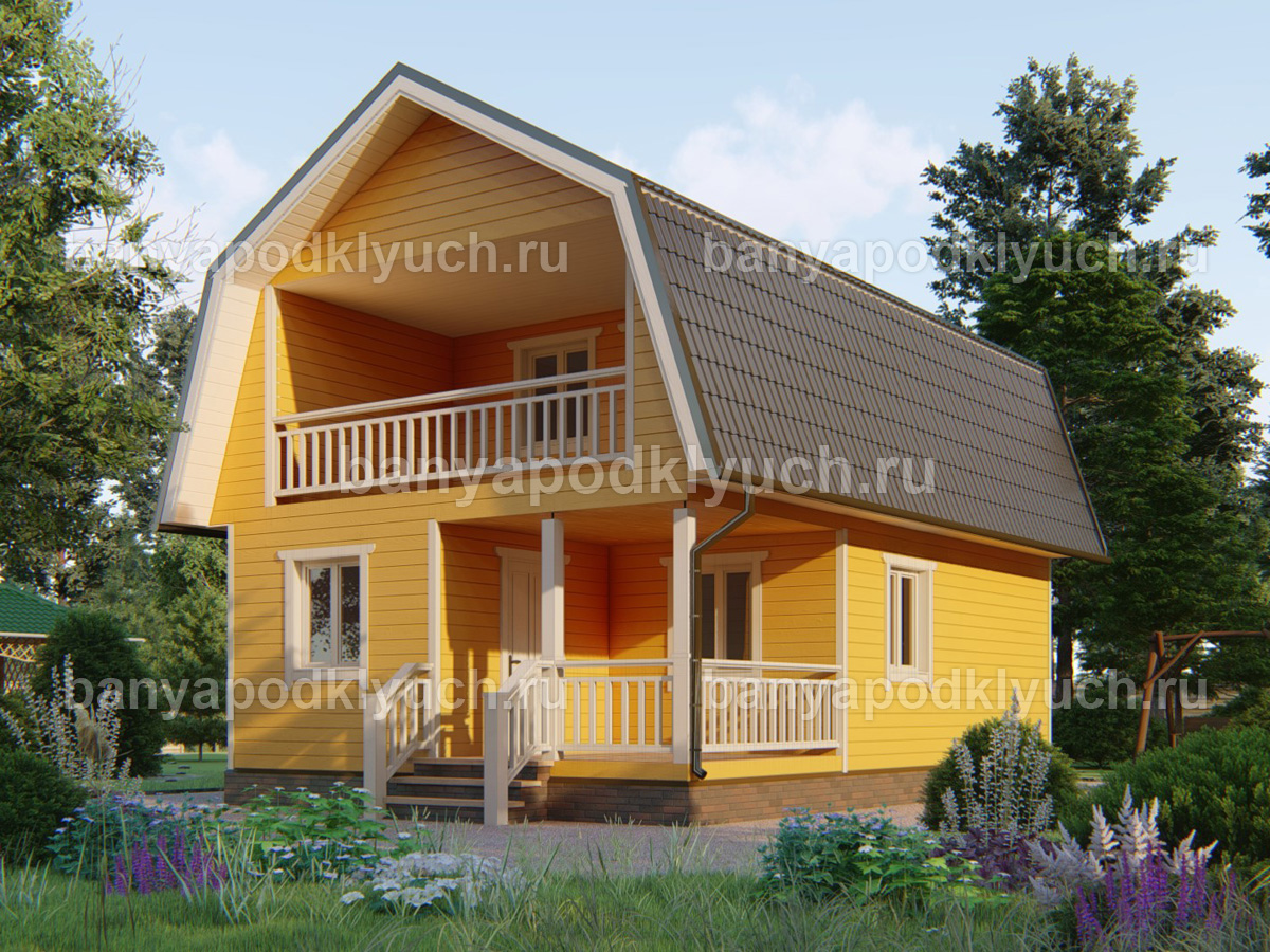 Каркасная баня 9x6 м Каркасная баня 9x6 м